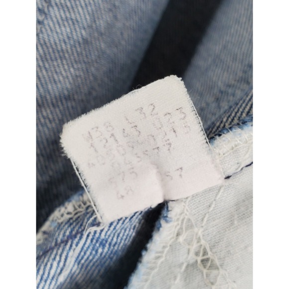 Vtg 80s Levis 509 Blue Jeans Men 38x32 Orange Tab Wide Straigh 05/87 USA (35x31) - Picture 10 of 12